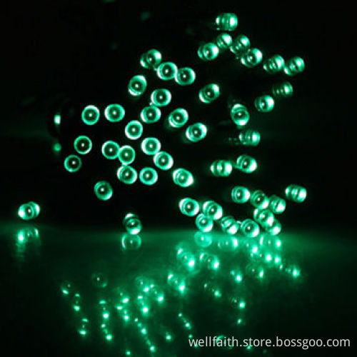 Wedding Christmas decorating LED string lights deep green